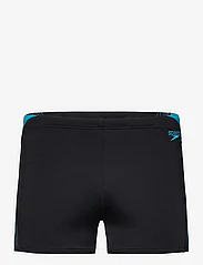 Speedo - Mens Hyperboom Splice Aquashort - maudymosi šortai - black/blue - 0