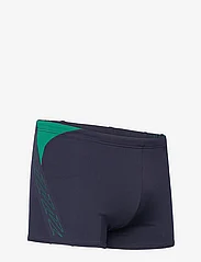 Speedo - Mens Hyperboom Splice Aquashort - swim shorts - navy/green - 3