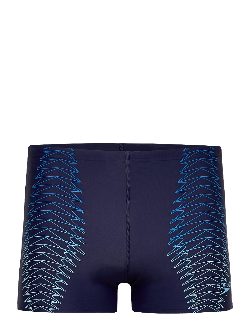 Speedo - Mens Duo Logo Print Aquashort - szorty kąpielowe - blue - 0