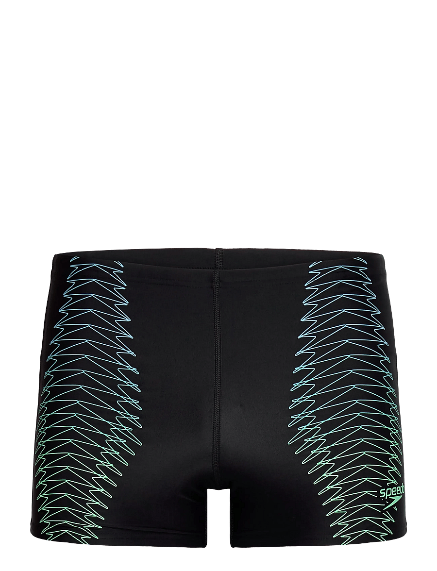 Speedo - Mens Duo Logo Print Aquashort - badehosen - green - 0