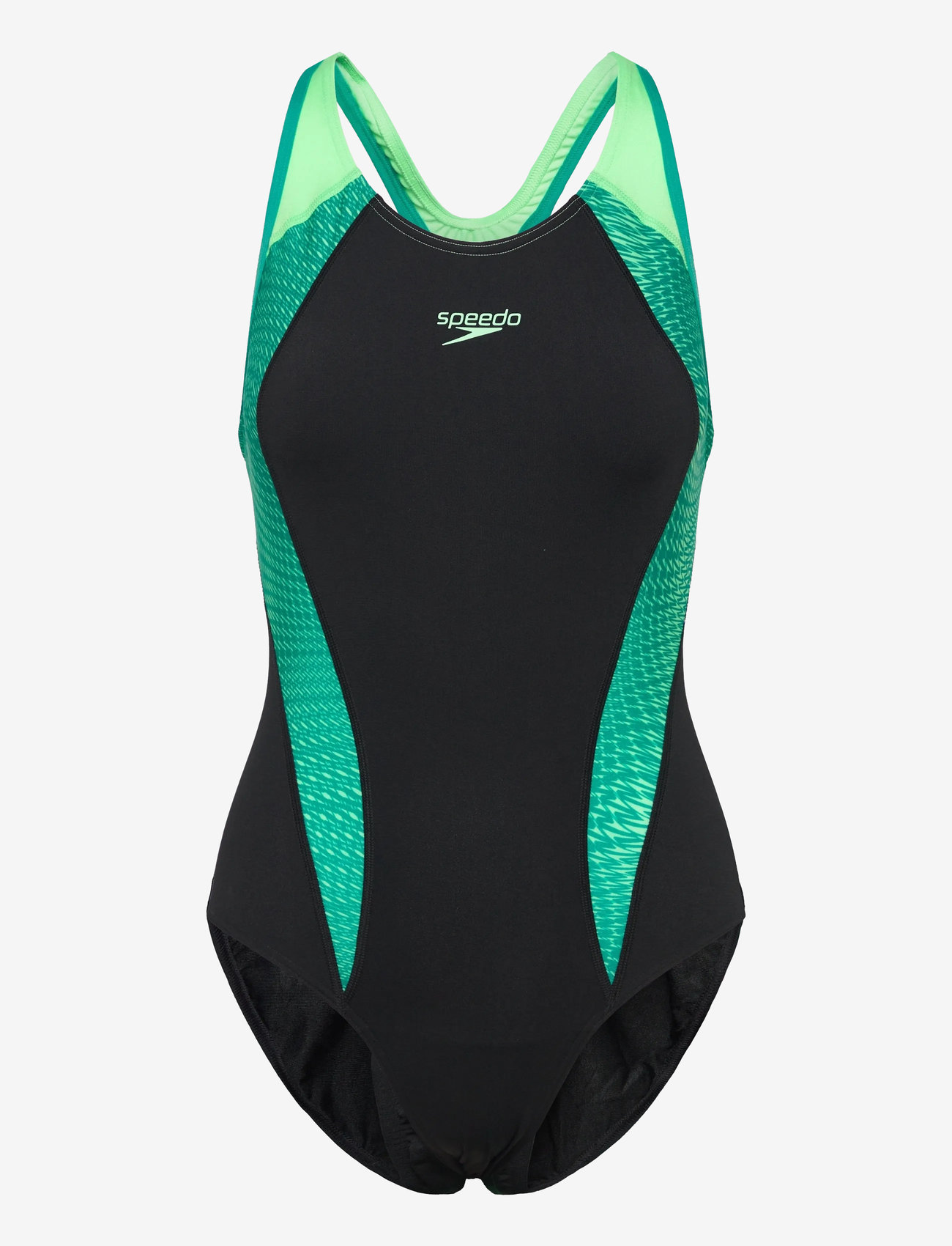Speedo - Womens Placement Laneback - badeanzüge - blue/green - 0