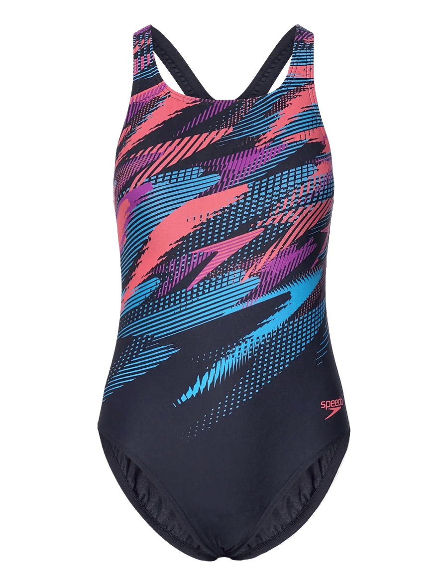 Speedo - Womens Digital Printed Medalist - black - 0