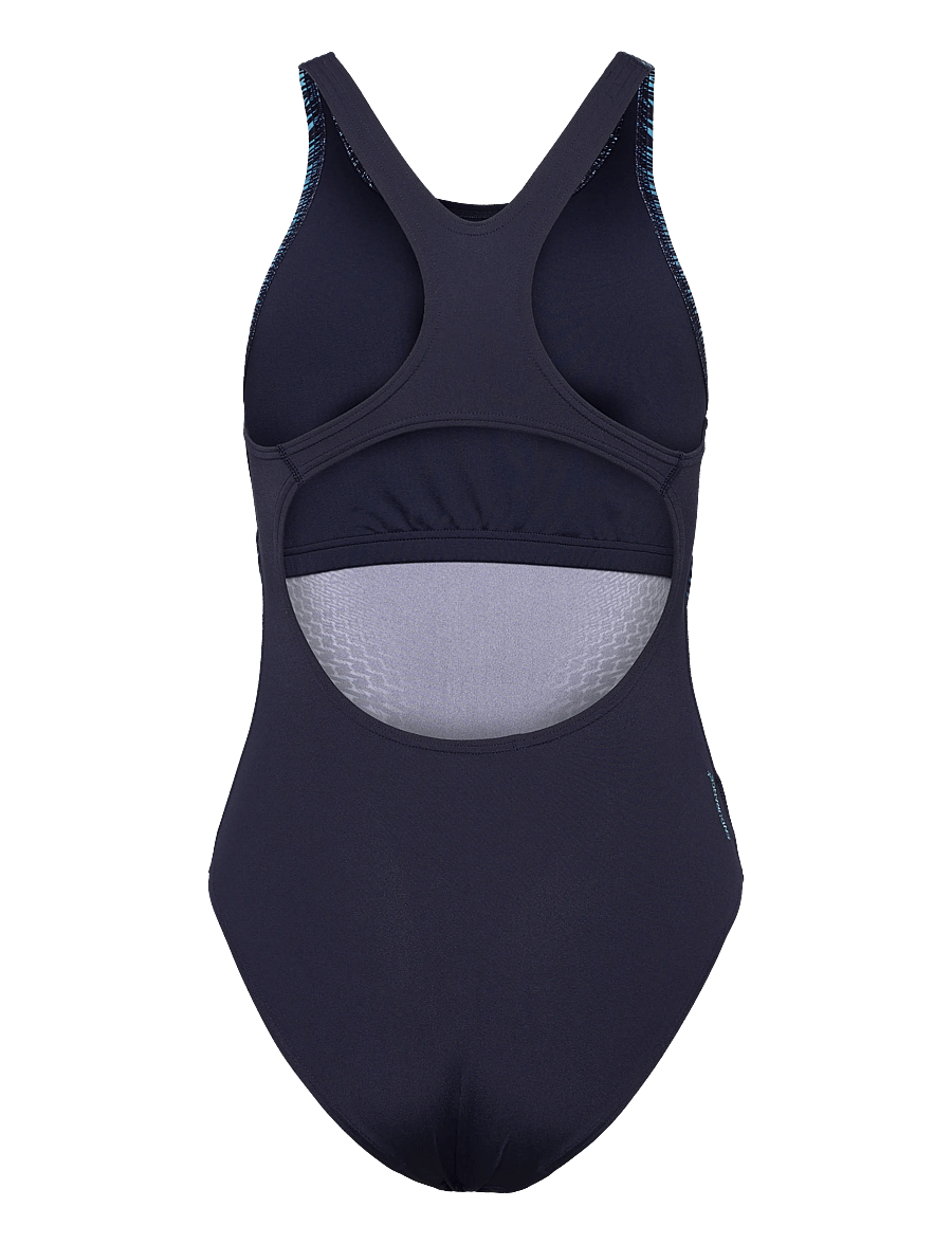 Speedo - Womens Digital Printed Medalist - Íþróttasundföt - blue - 1