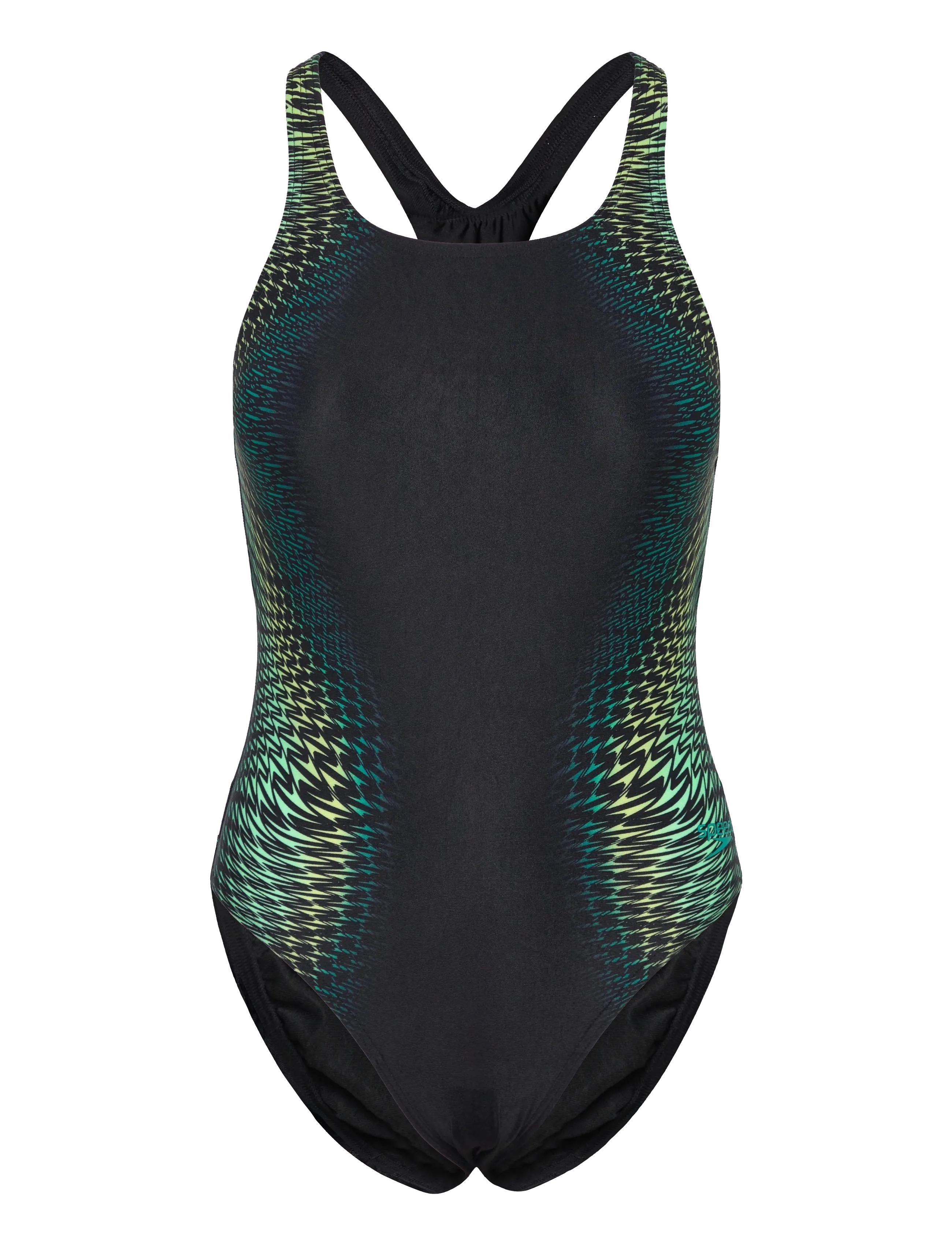 Speedo Womens Digital Printed Medalist - Bademode - BLUE/GREEN / black