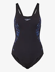 Speedo - Womens Placement Muscleback - peldkostīmi - navy/blue - 0