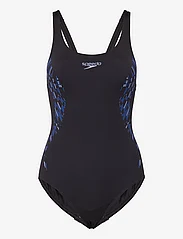 Speedo - Womens Placement Muscleback - badeanzüge - navy/blue - 0