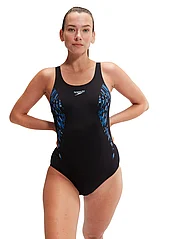 Speedo - Womens Placement Muscleback - swimsuits - navy/blue - 1
