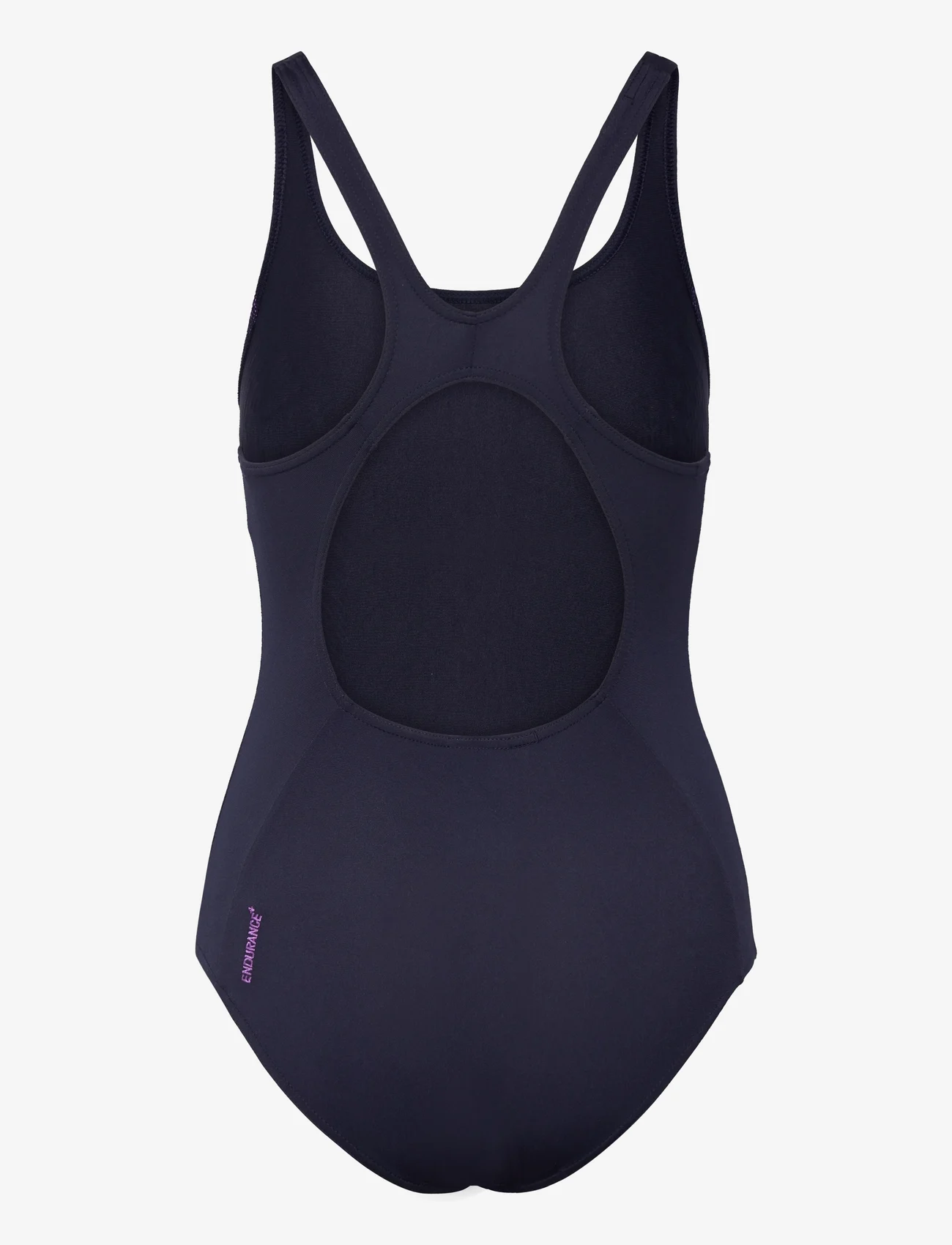 Speedo - Womens Placement Muscleback - swimsuits - navy/purple - 1