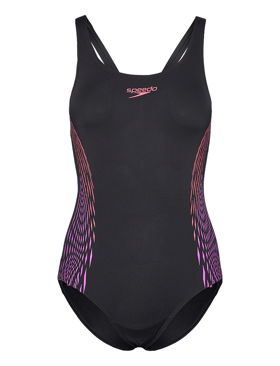 Speedo - Womens Placement Muscleback - sportsbadetøj - purple - 0