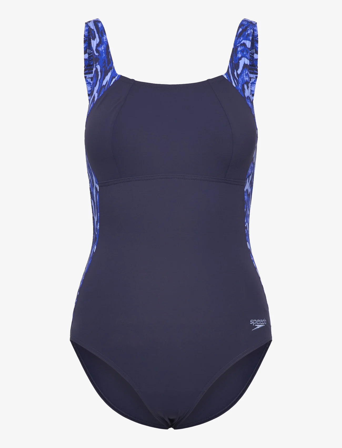 Speedo - Womens Shaping LunaLustre Printed 1 Piece - badeanzüge - navy/blue - 0