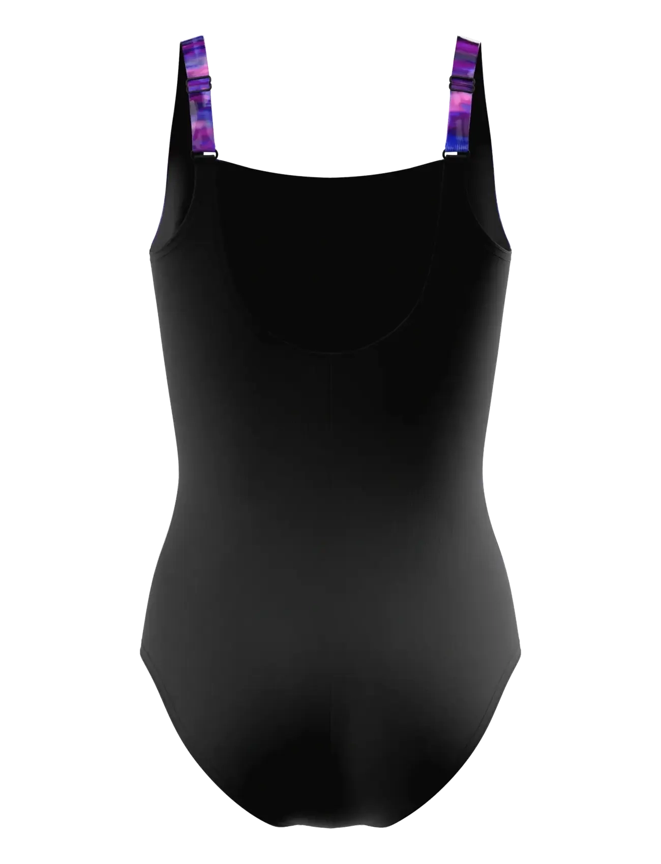 Speedo - Print Luna Lustre Swimsuit - sportsbadetøj - anthracite/berry cool/wineberry - 2