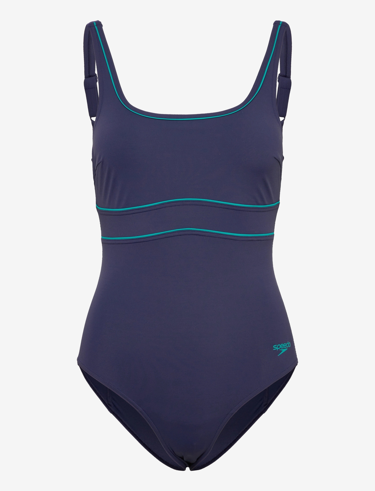 Speedo - Solid Contour Eclipse One Piece - baddräkter - peacoat/peacock teal - 1