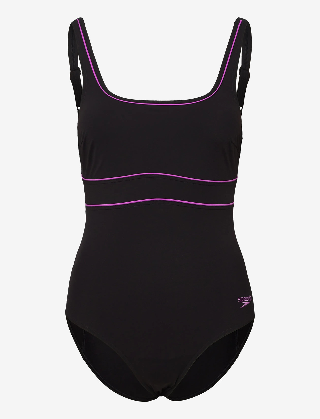 Speedo - Womens Shaping Contour Eclipse Swimsuit - sportiga badkläder - black - 0