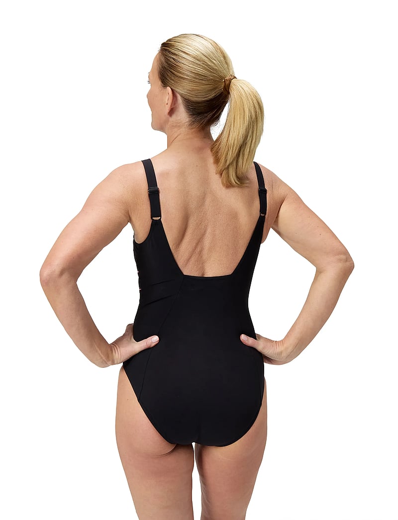 Speedo - Womens Shaping Contour Eclipse Swimsuit - stroje kąpielow - black - 4