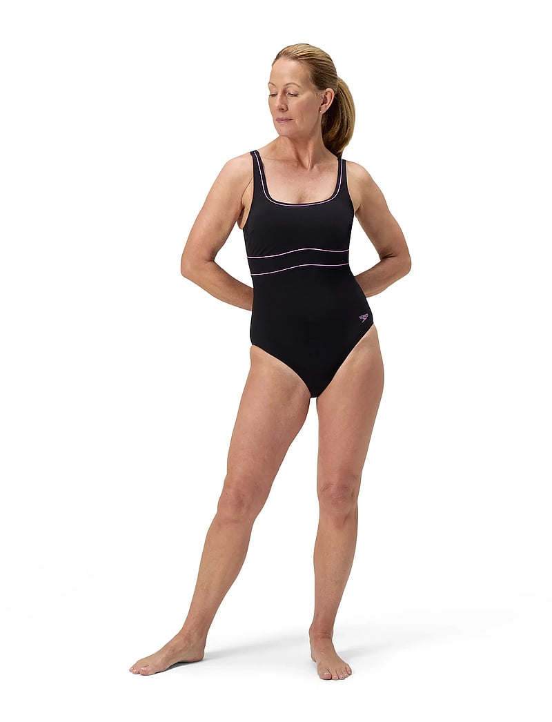 Speedo - Womens Shaping Contour Eclipse Swimsuit - stroje kąpielow - black - 5