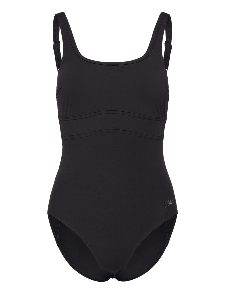 Speedo - Solid Contour Eclipse Swimsuit - maudymosi drabužiai - black - 0