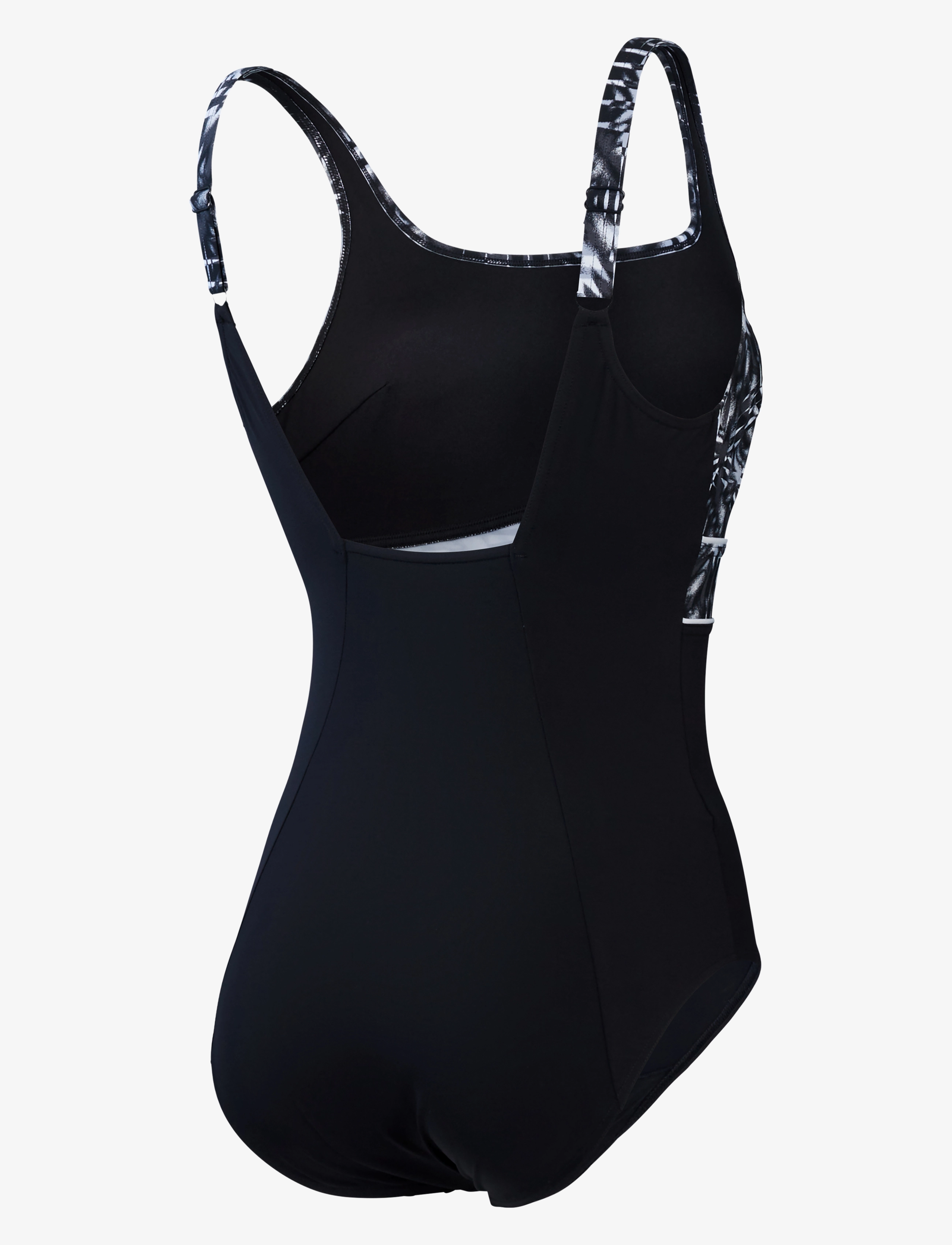 Speedo - Womens Shaping ContourEclipse Printed Swimsuit - badeanzüge - black/grey - 2