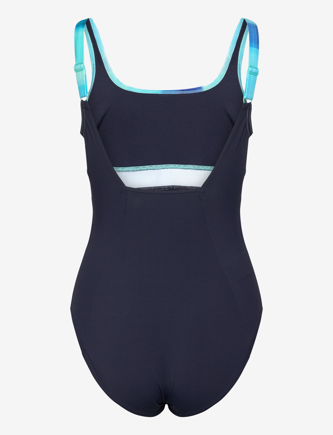 Speedo - Womens Shaping ContourEclipse Printed Swimsuit - sportiga badkläder - navy - 1