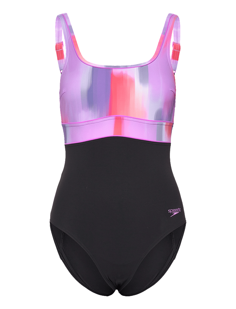 Speedo - Womens Shaping ContourEclipse Printed 1 Piece - sport-bademode - purple - 0