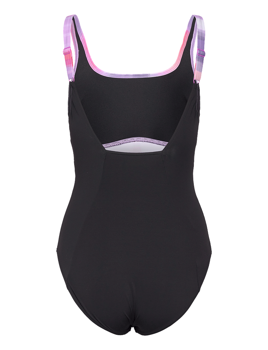 Speedo - Womens Shaping ContourEclipse Printed Swimsuit - Íþróttasundföt - purple - 1