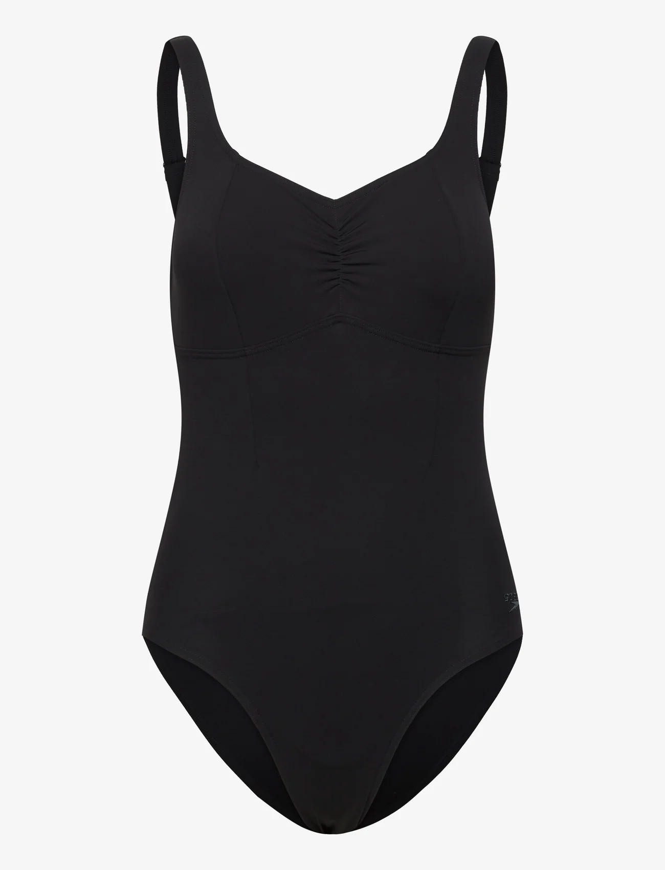 Speedo - Womens Shaping AquaNite 1 Piece - swimsuits - black - 0