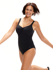 Speedo - Womens Shaping AquaNite 1 Piece - swimsuits - black - 2