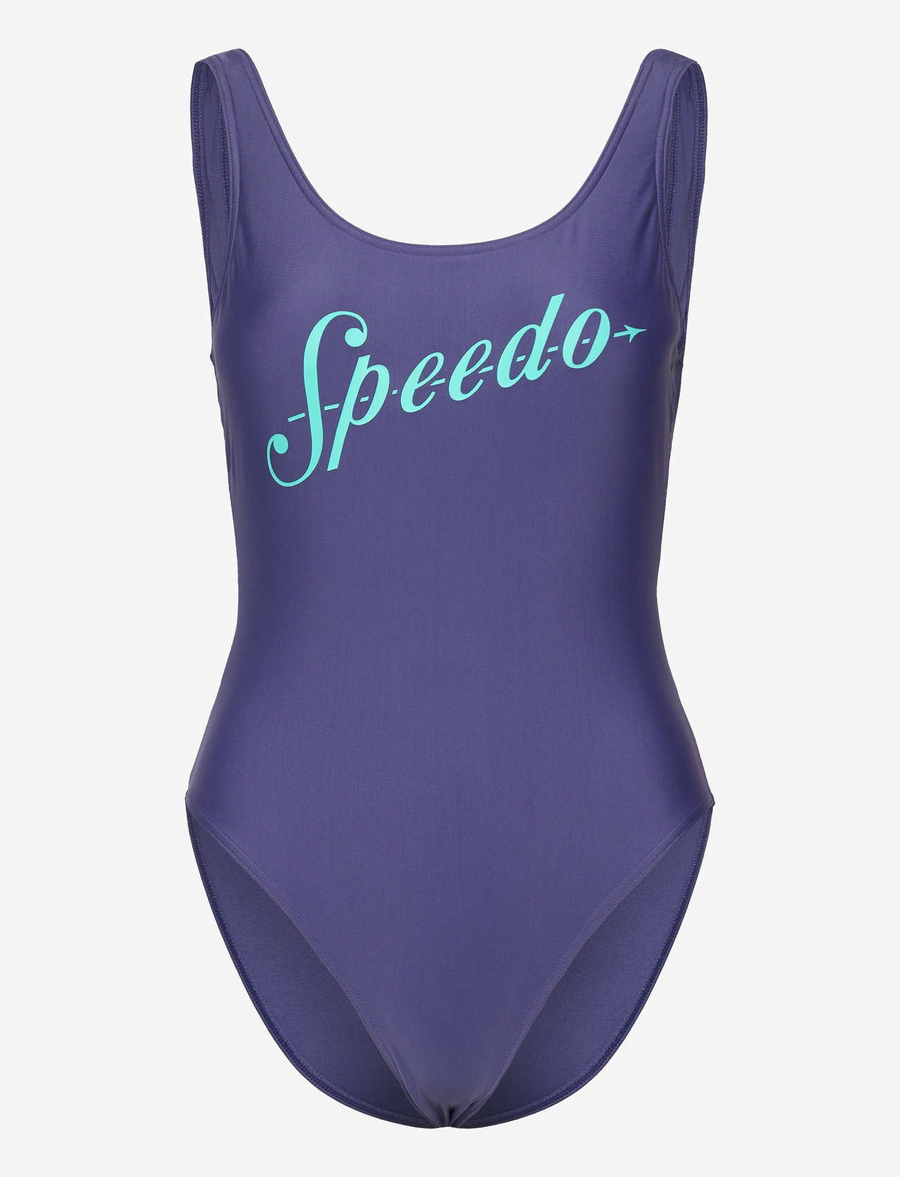 Speedo - Womens Logo Deep U-Back - badedragter - blue - 0