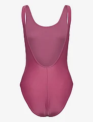 Speedo - Womens Logo Deep U-Back - swimsuits - pink - 3