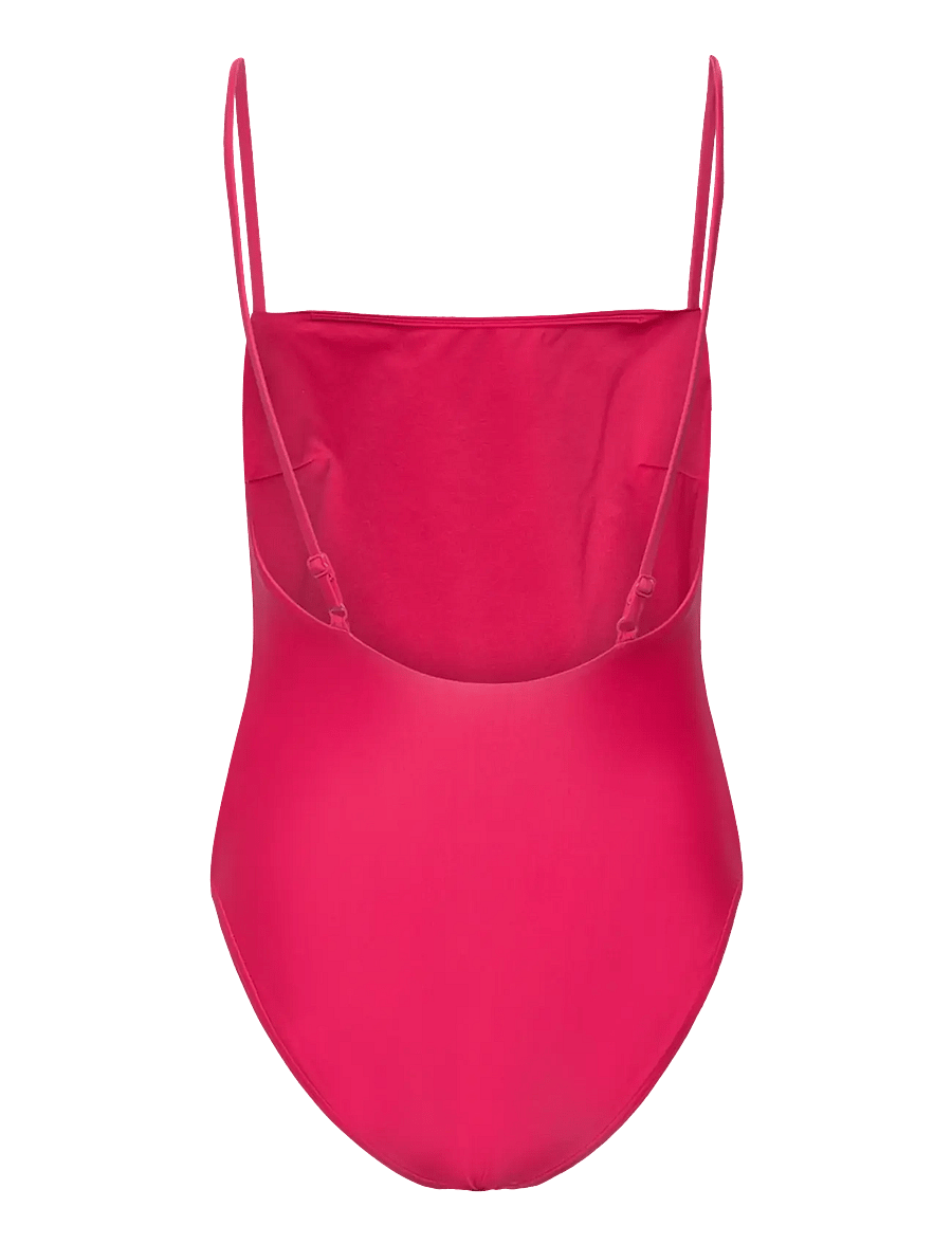 Speedo - Womens Adjustable Thinstrap 1 Peice - spordi ujumisriided - dark pink - 1