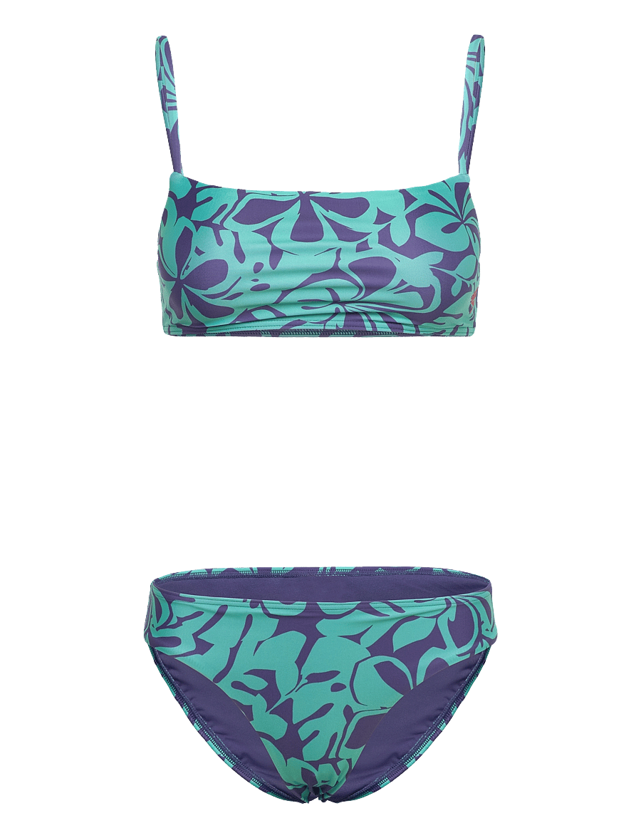 Speedo - Womens Printed Adjustable Thinstrap 2 Piece - sport-bademode - blue - 0