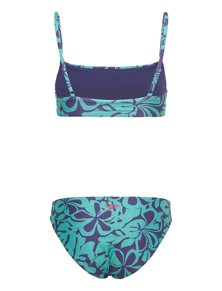 Speedo - Womens Printed Adjustable Thinstrap 2 Piece - sport-bademode - blue - 1