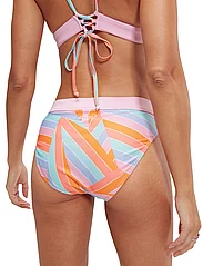 Speedo - Womens Printed Banded Triangle 2 Piece - bikini set - pink/blue - 6