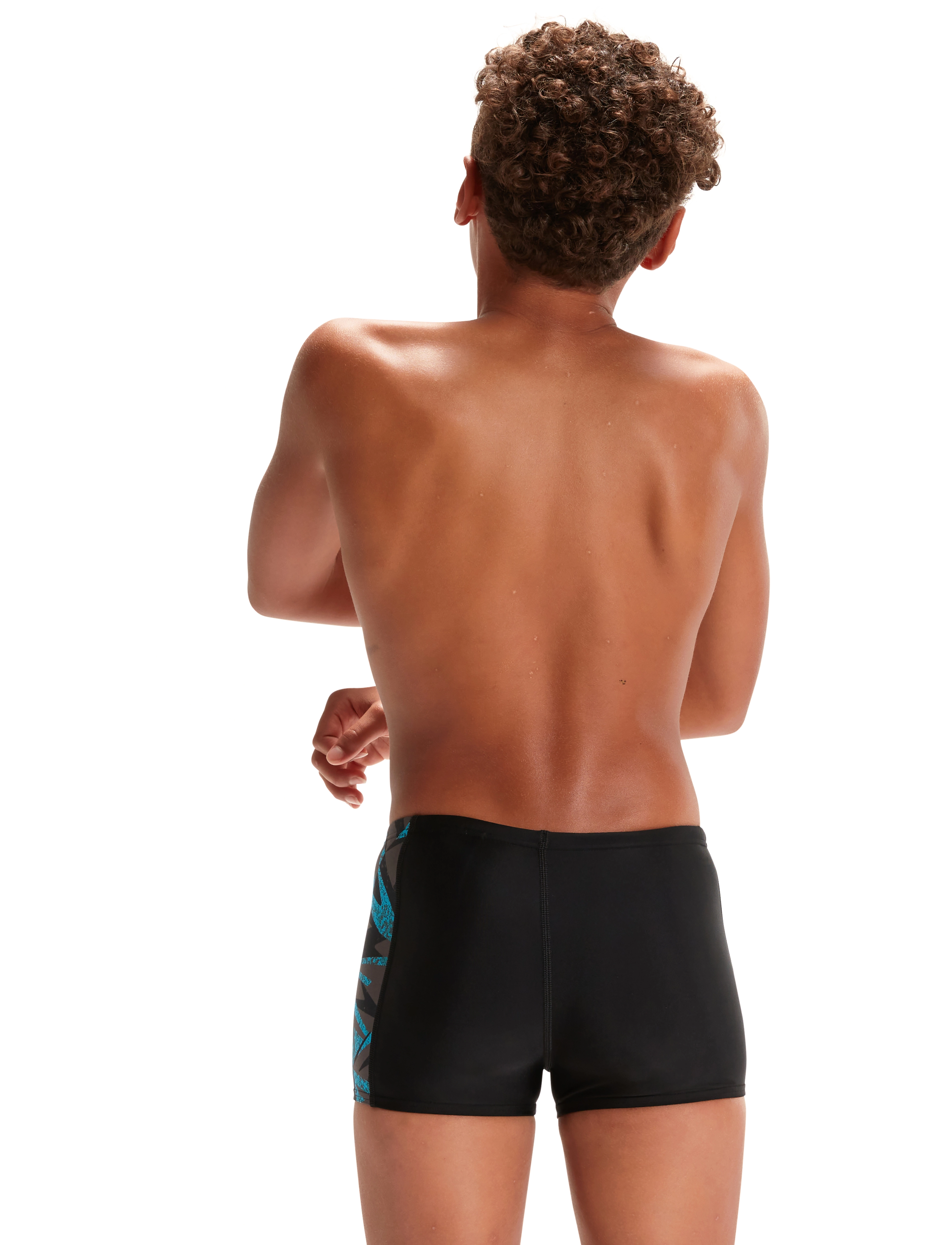 Speedo - Boys Hyper Boom Panel Aquashort - black/blue - 3