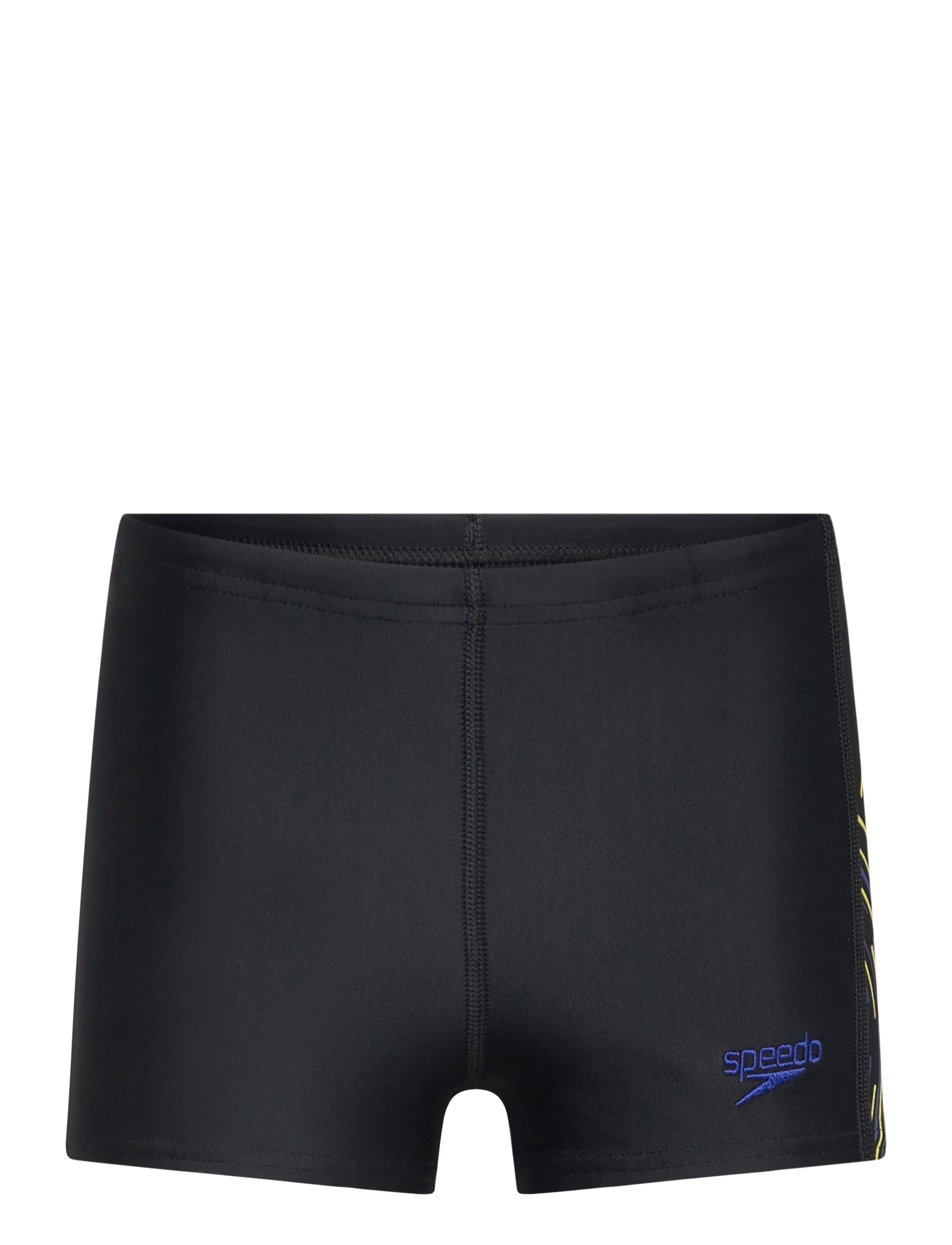 Speedo Boys Plastisol Placement Aquashort - Badebukser - BLACK/BLUE / black
