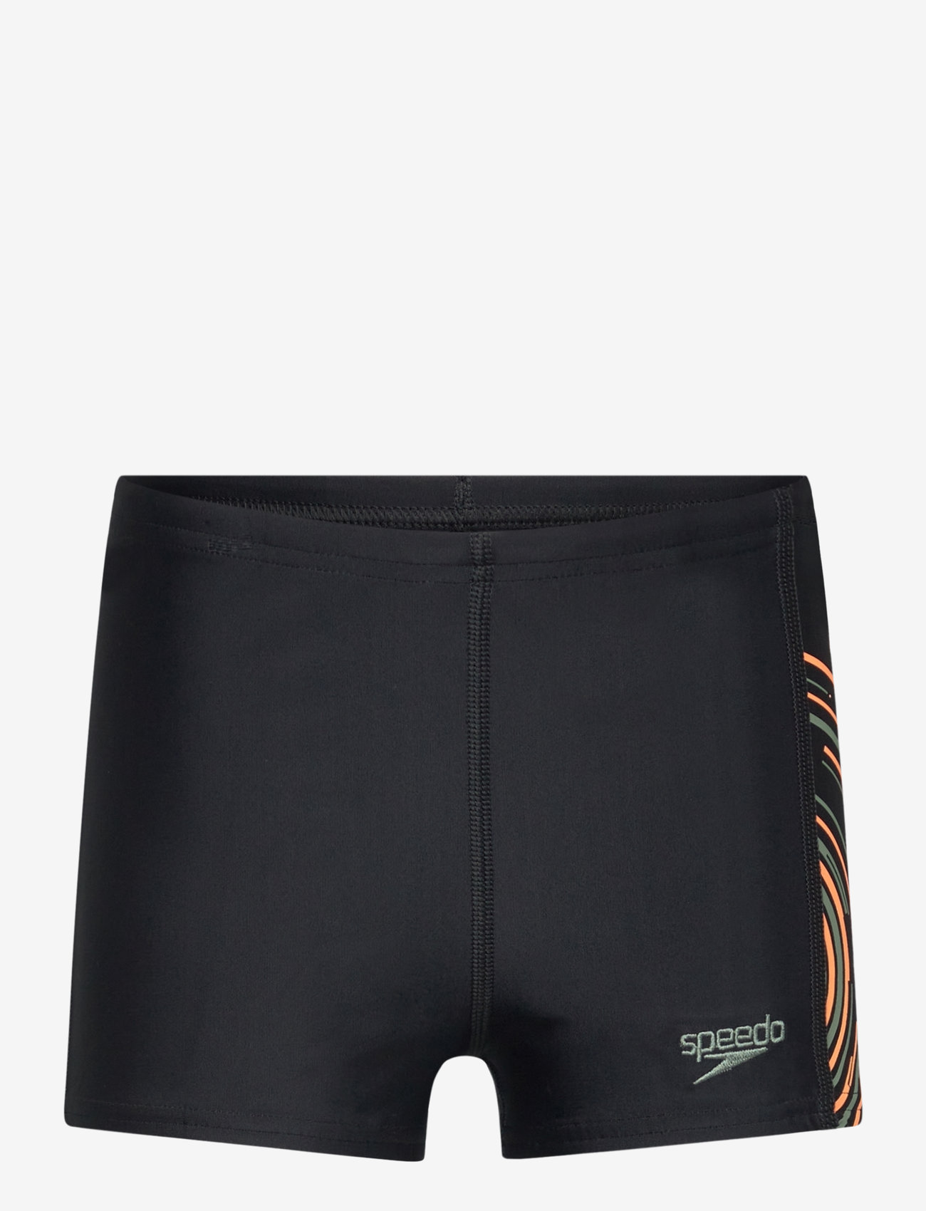 Speedo - Boys Plastisol Placement Aquashort - lühikesed ujumispüksid - black/green - 0