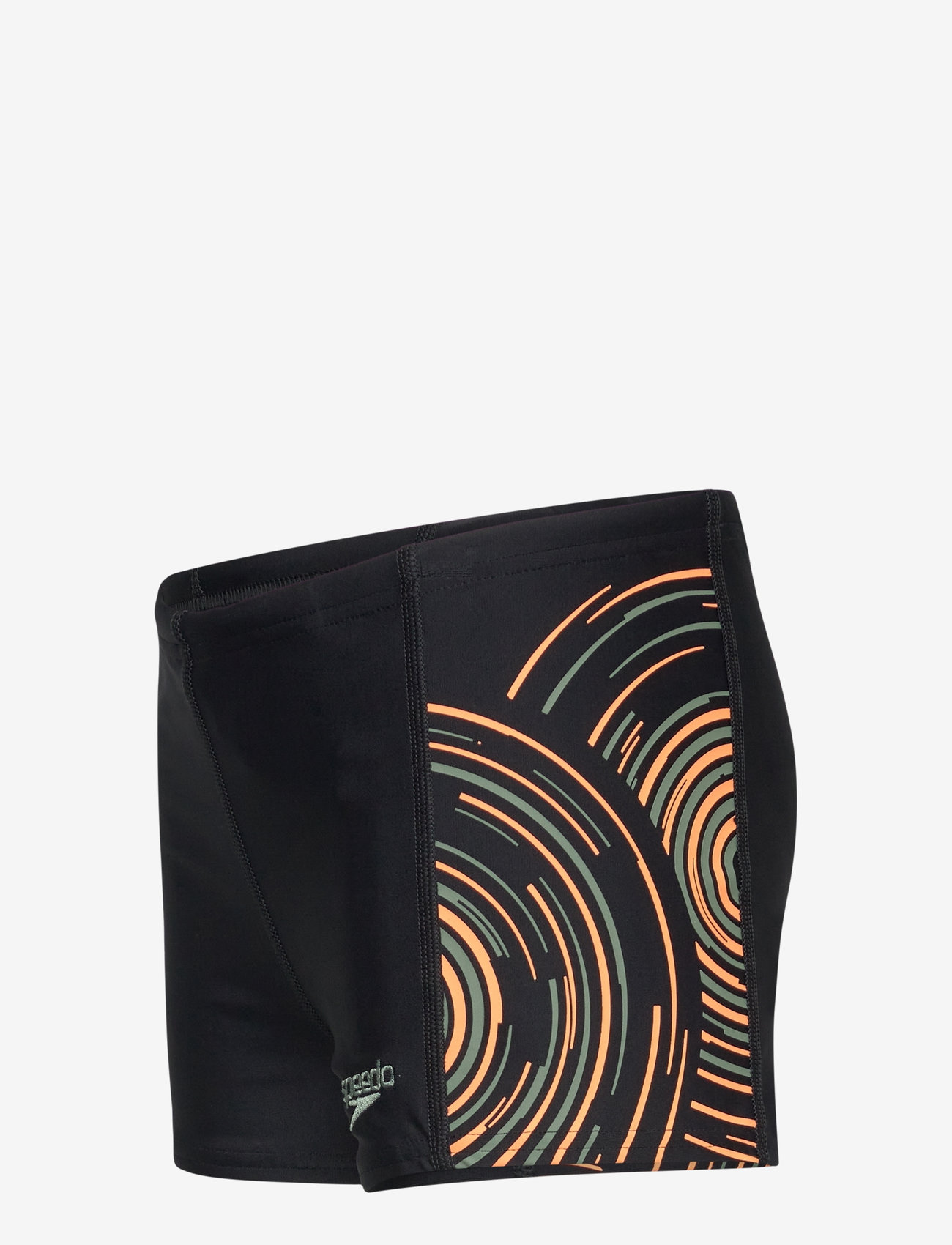 Speedo - Boys Plastisol Placement Aquashort - lühikesed ujumispüksid - black/green - 2