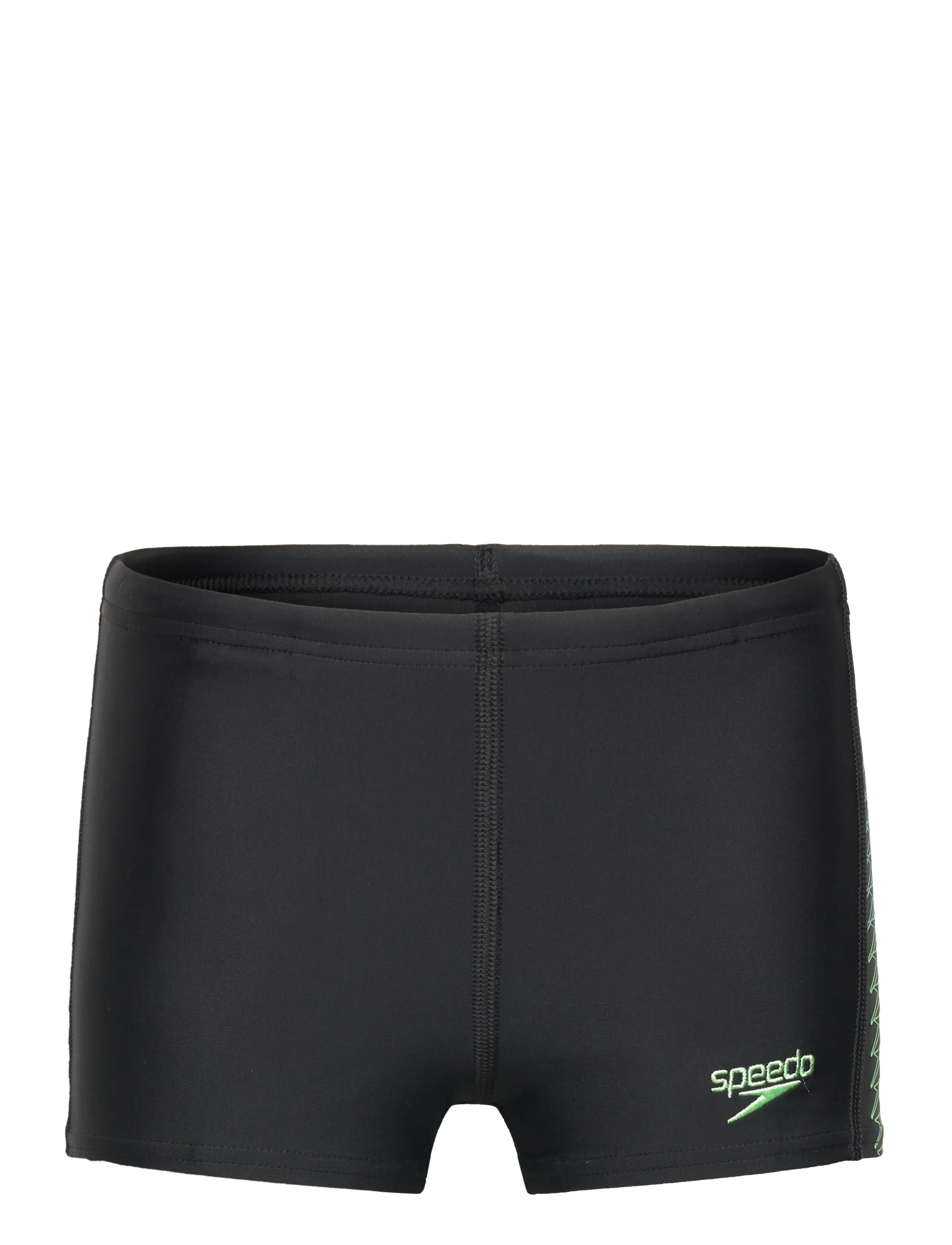 Speedo Boys Plastisol Placement Aquashort, 176, Black, Sport > Badeshorts, Børn