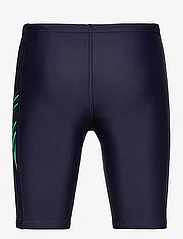 Speedo - Boys Plastisol Placement Jammer - swim shorts - navy/green - 1
