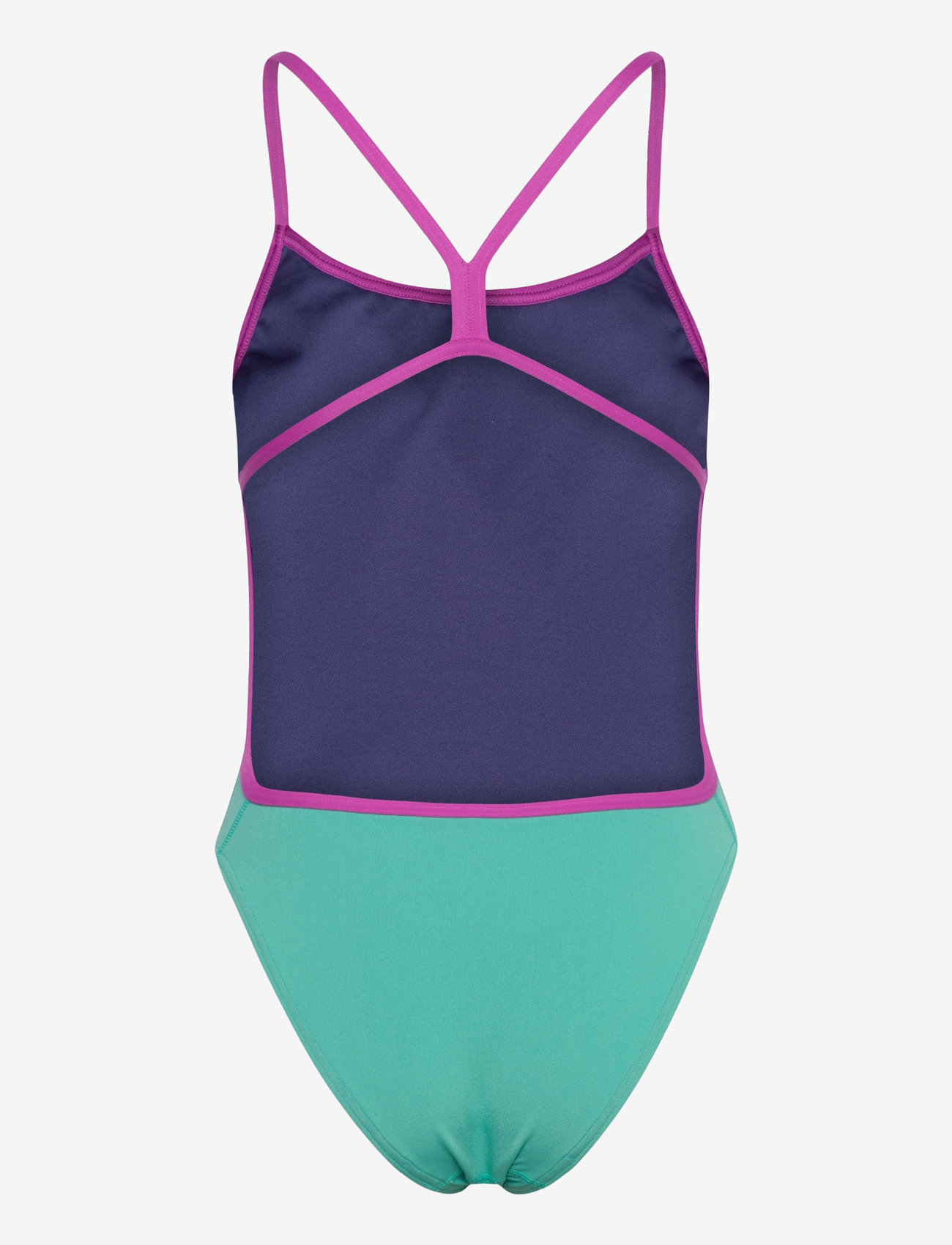 Speedo - Womens Solid Vback - badeanzüge - blue - 1