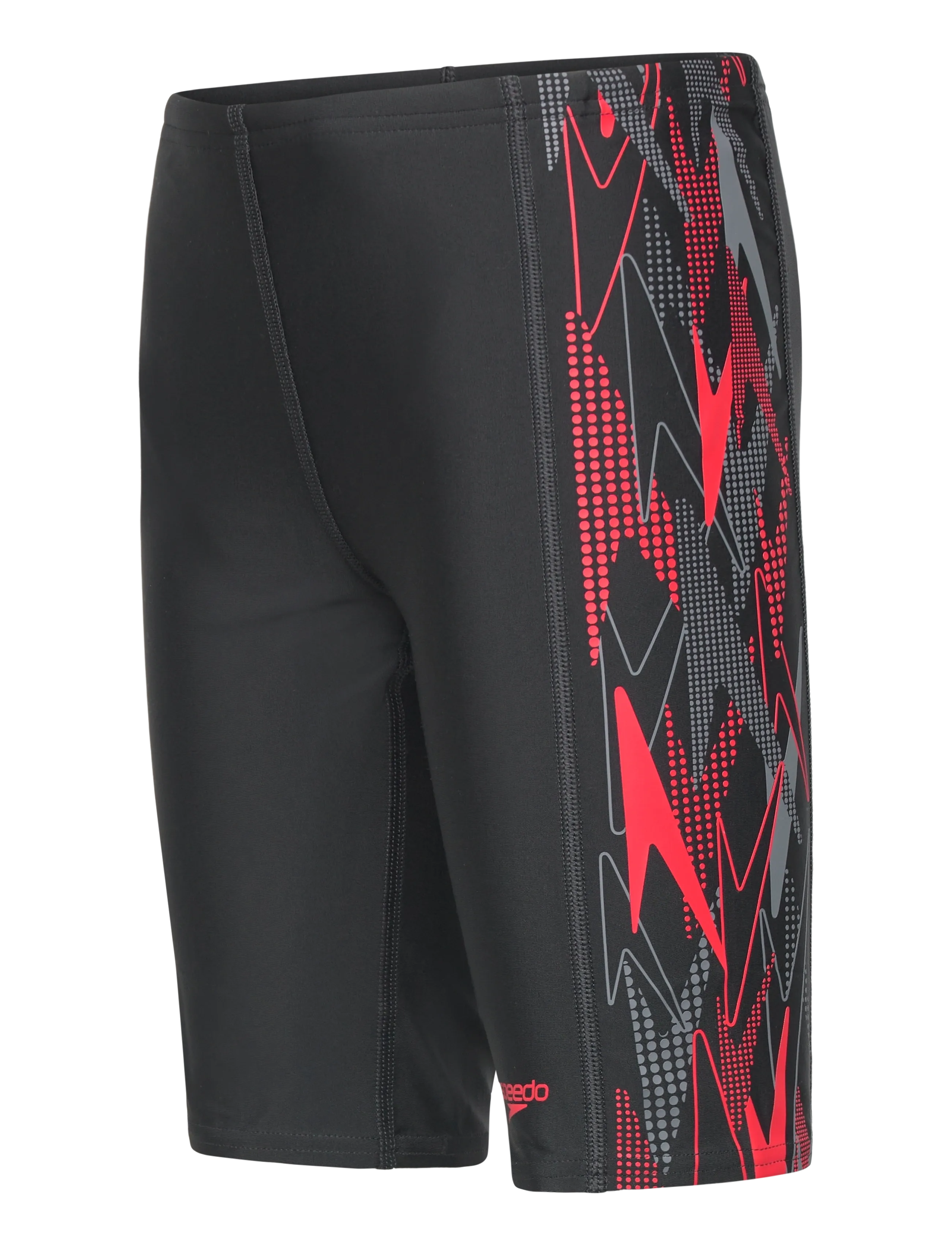 Speedo - Placement Jammer - swim shorts - anthracite/high risk red - 2