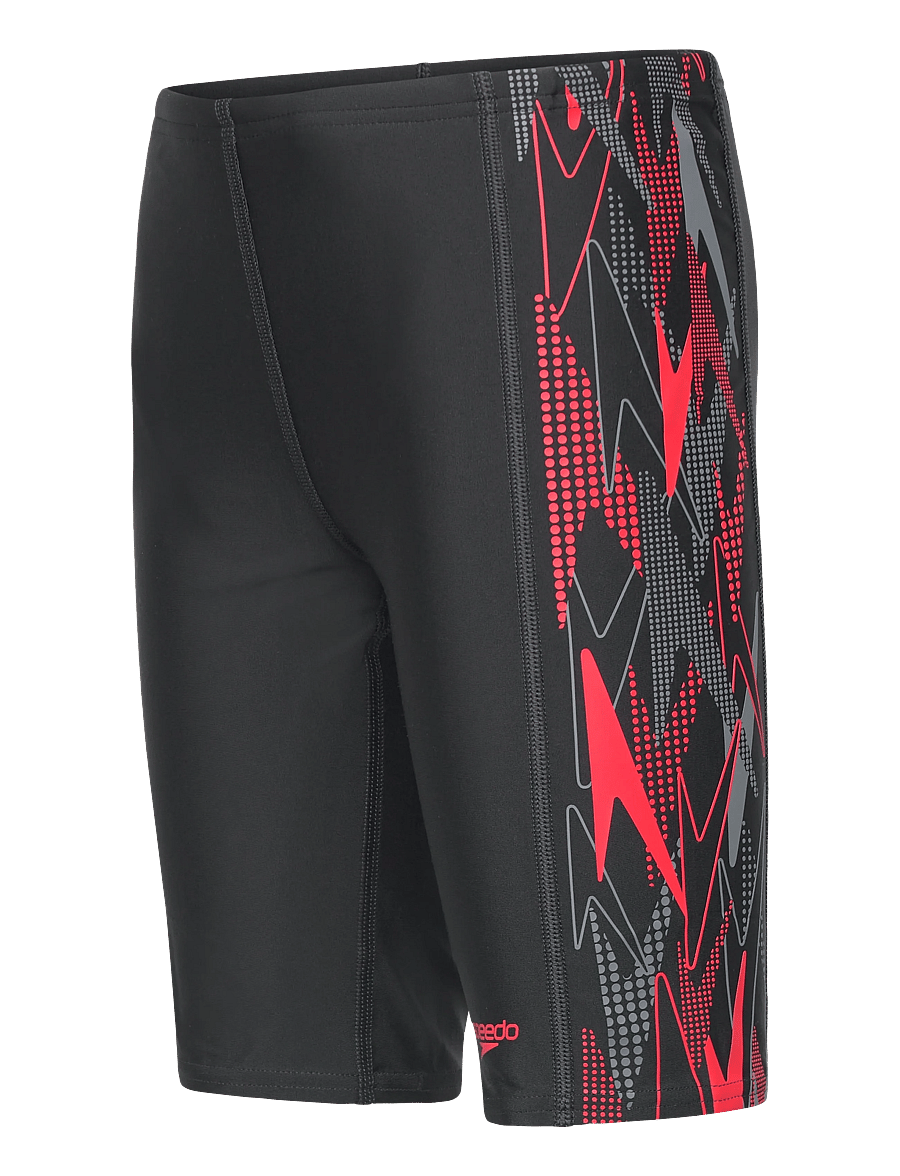 Speedo - Placement Jammer - badehosen - anthracite/high risk red - 2