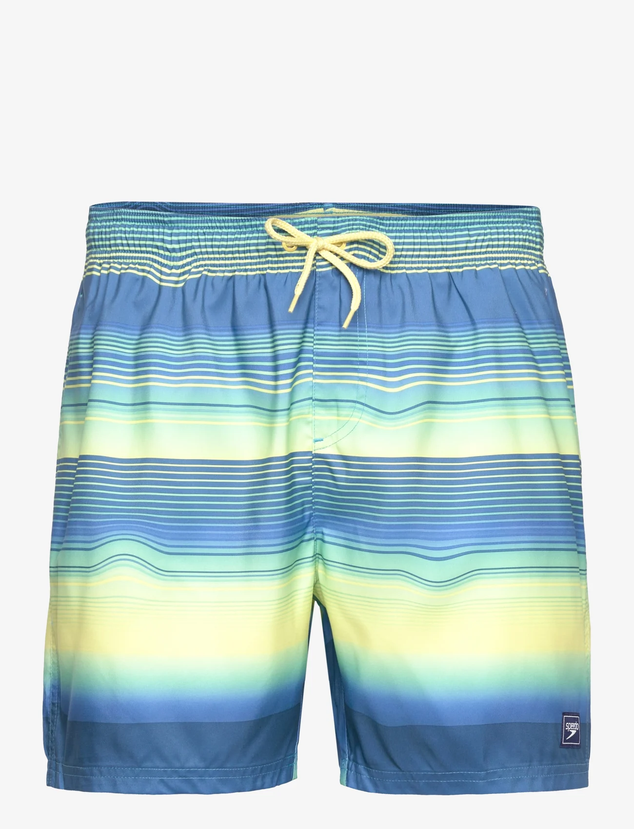 Speedo - Mens Placement Leisure 16" Watershort - swim shorts - blue/yellow - 0