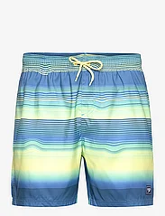 Speedo - Mens Placement Leisure 16" Watershort - swim shorts - blue/yellow - 0