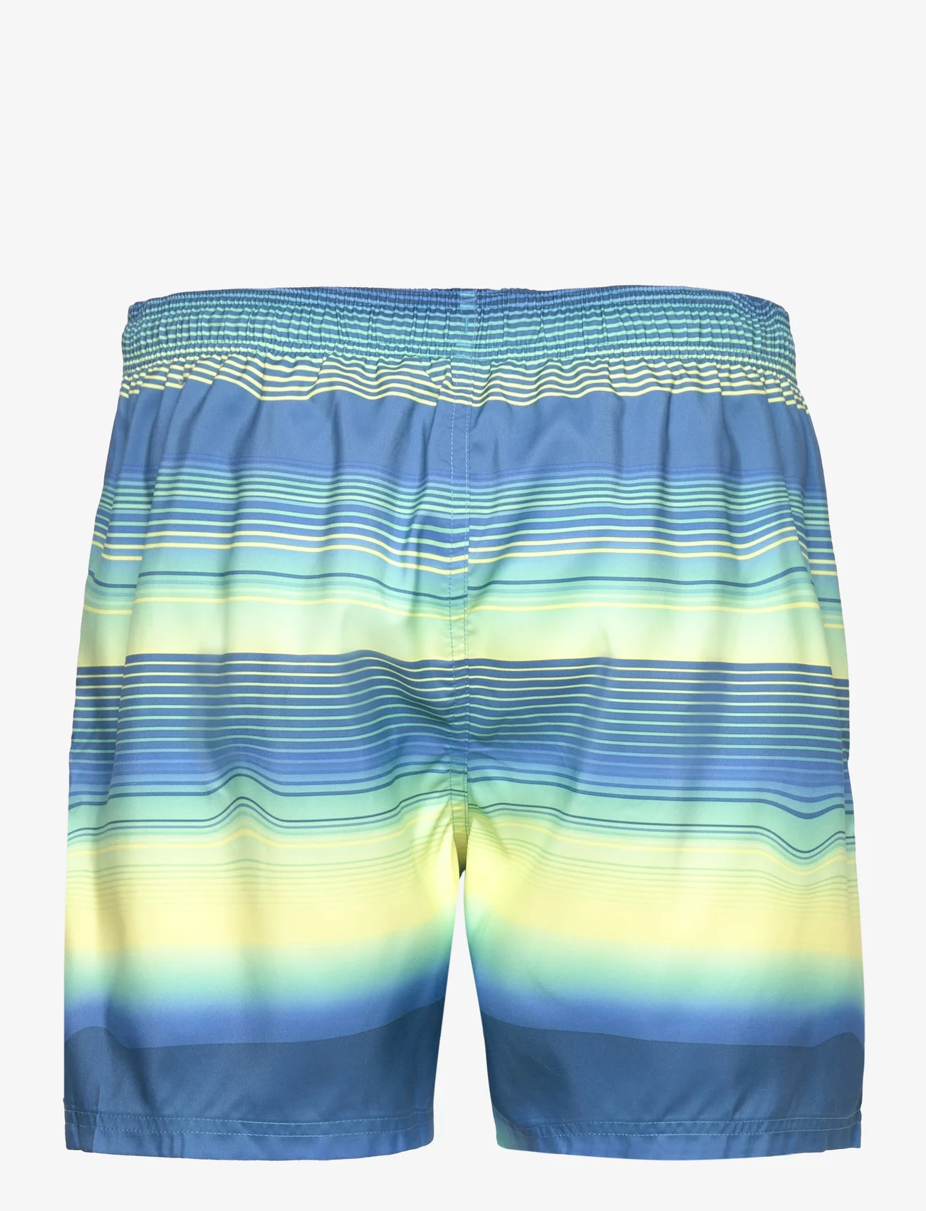 Speedo - Mens Placement Leisure 16" Watershort - swim shorts - blue/yellow - 1
