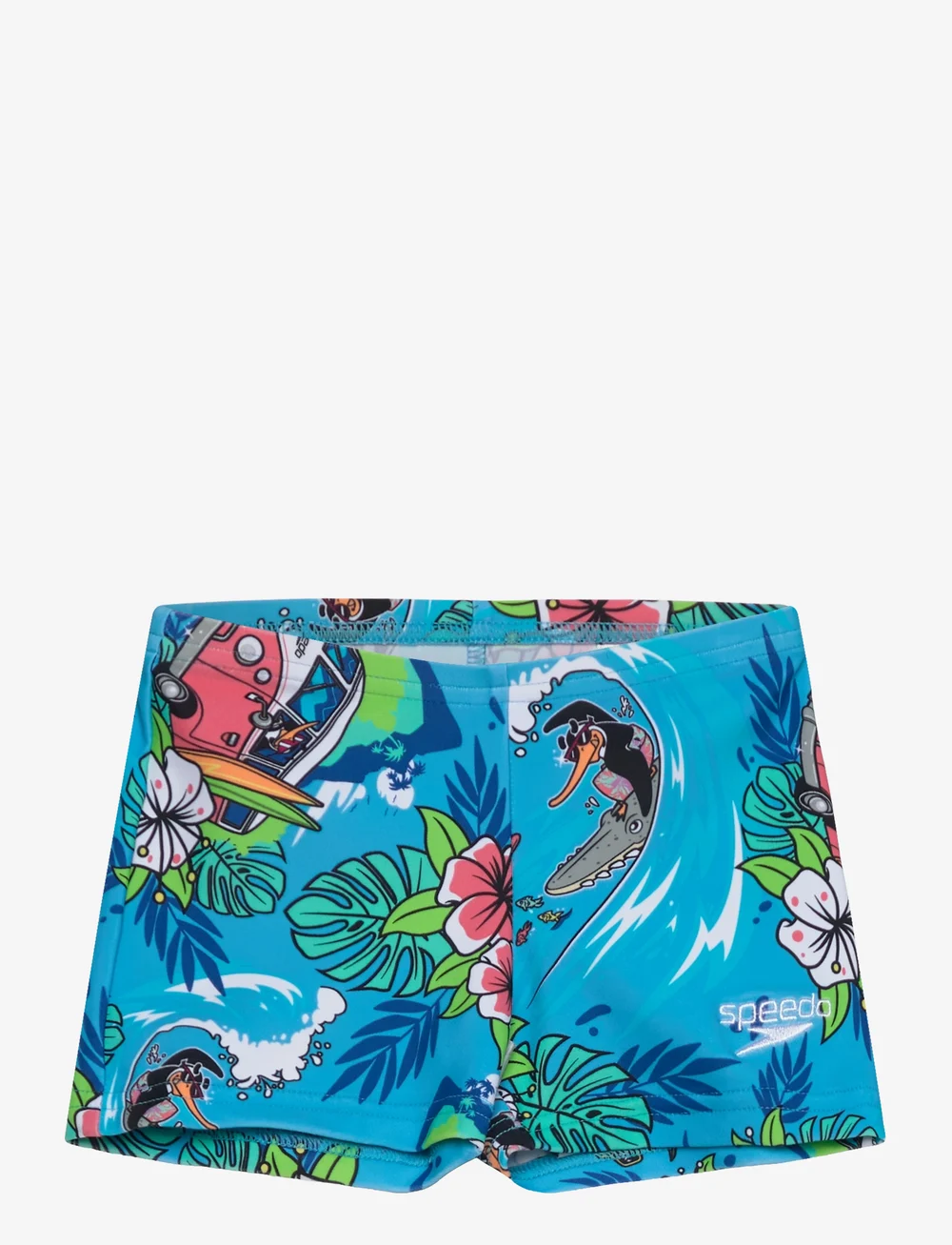 Speedo - Boys Learn to Swim Digital Allover Aquashort - badebukser - blue - 0