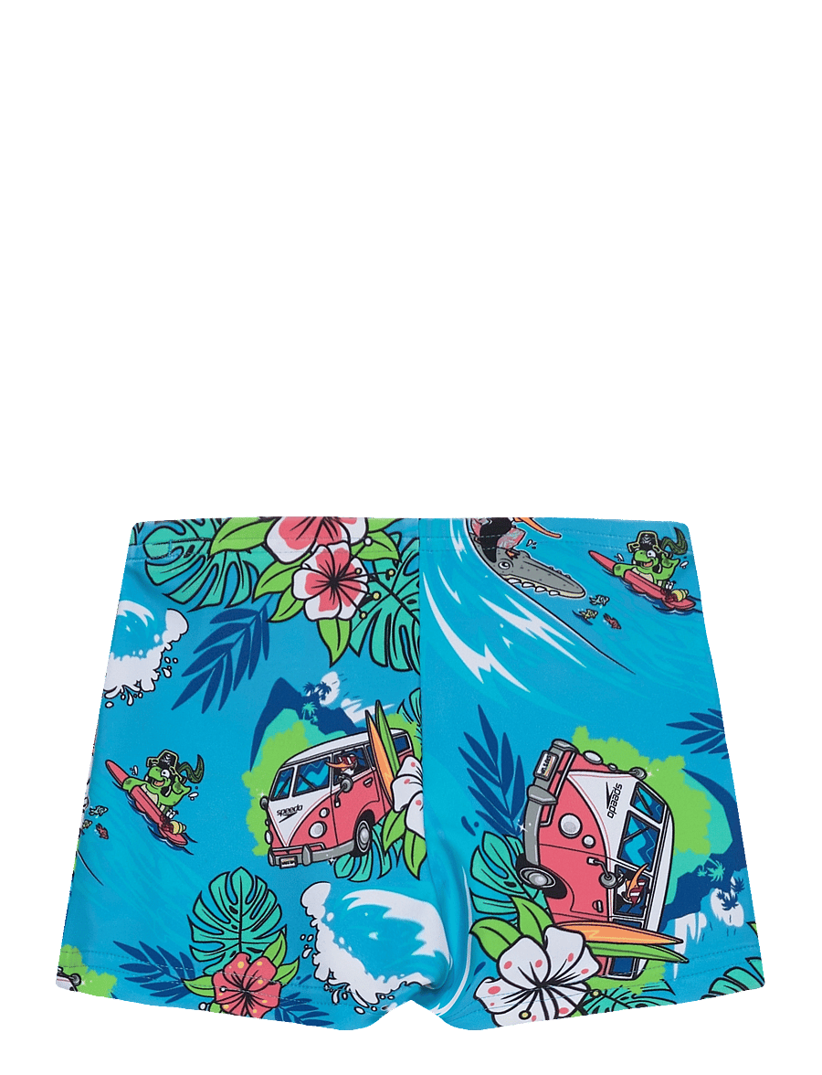Speedo - Boys Learn to Swim Digital Allover Aquashort - badbyxor - blue - 1