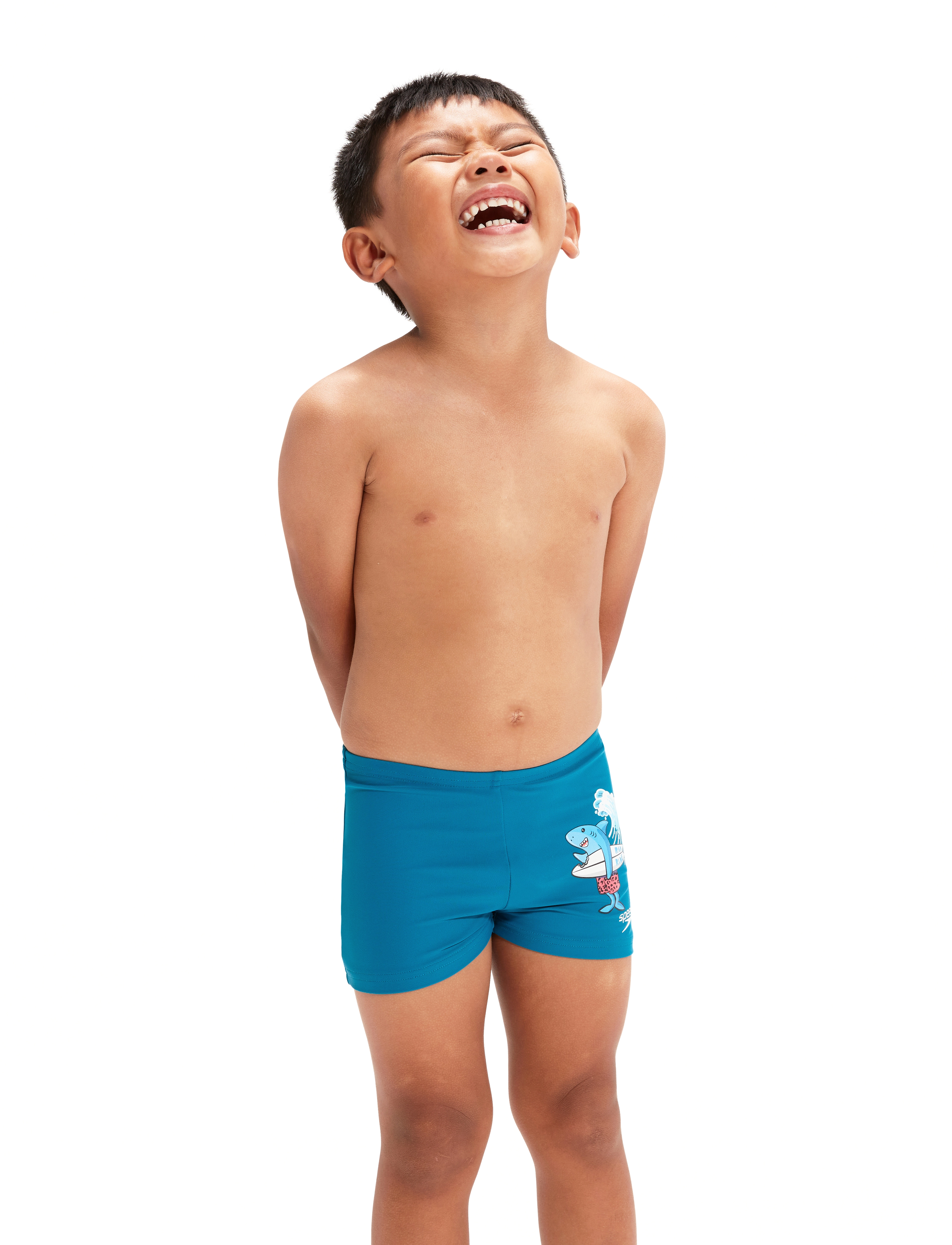 Speedo - Boys Placement Aquashort - blue/blue - 4