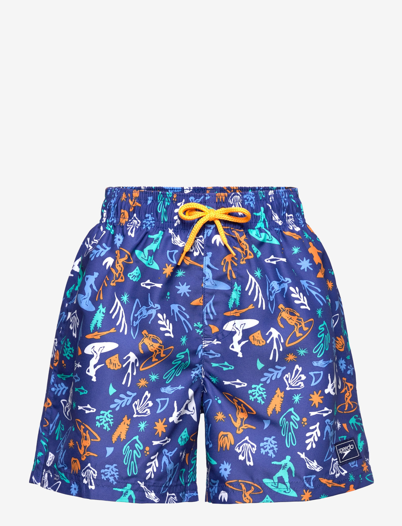 Speedo - Boys Printed 13" Watershort - laveste priser - blue/yellow - 0