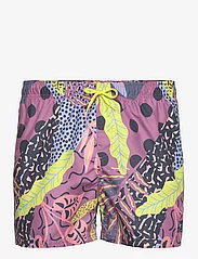 Speedo - Mens Digital Printed Leisure 14" Watershort - badeshorts - pink/yellow - 0