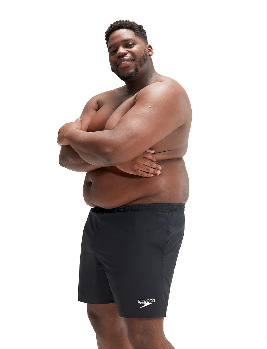 Speedo - Essentials Plus Size Swim Short 16" - badehosen - black - 0